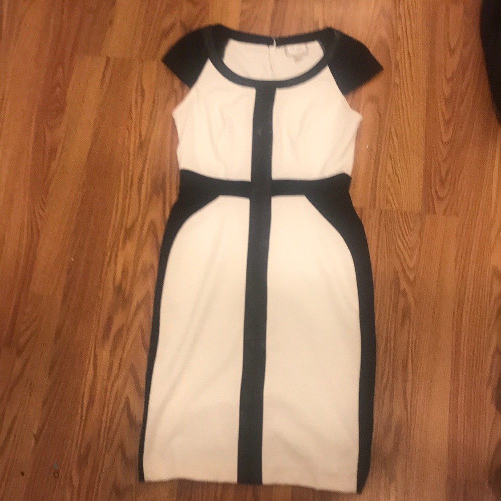 Black and white dress